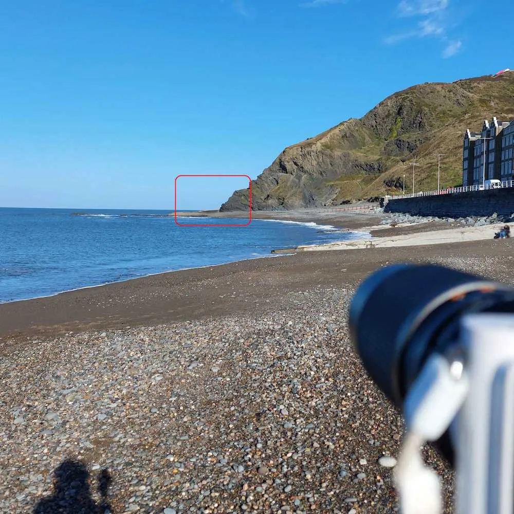 The same location from the same spot, taken with my phone at minimum zoom (Standard Camera, Not Ultrawide).